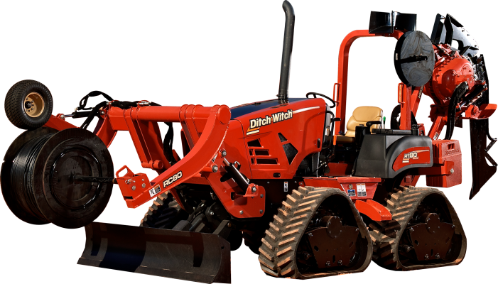 Ditch Witch RT80 Quad Ride-On Trencher
