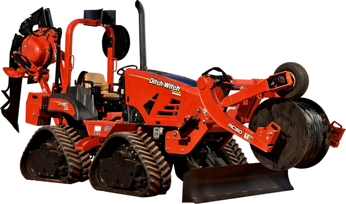 Ditch Witch RT80 Quad Ride-On Trencher