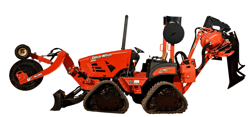 Ditch Witch RT80 Quad Ride-On Trencher