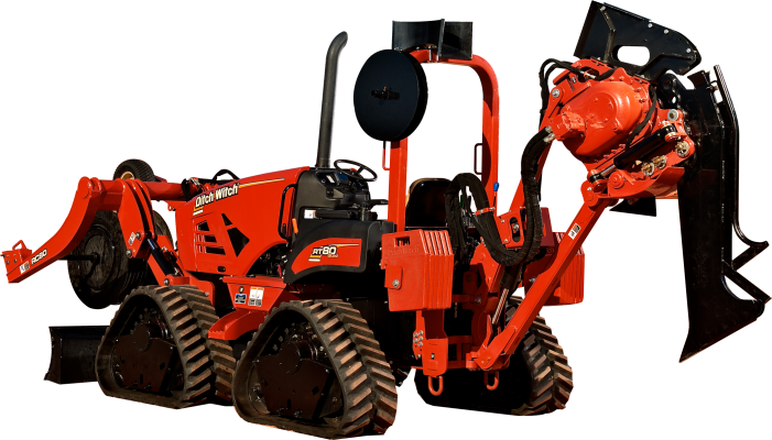 Ditch Witch RT80 Quad Ride-On Trencher