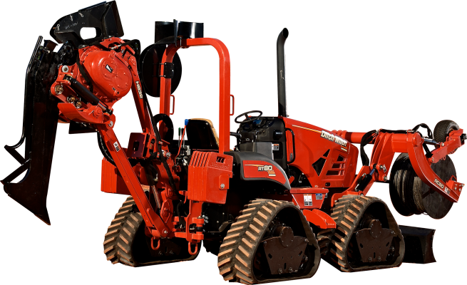 Ditch Witch RT80 Quad Ride-On Trencher