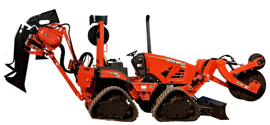 Ditch Witch RT80 Quad Ride-On Trencher